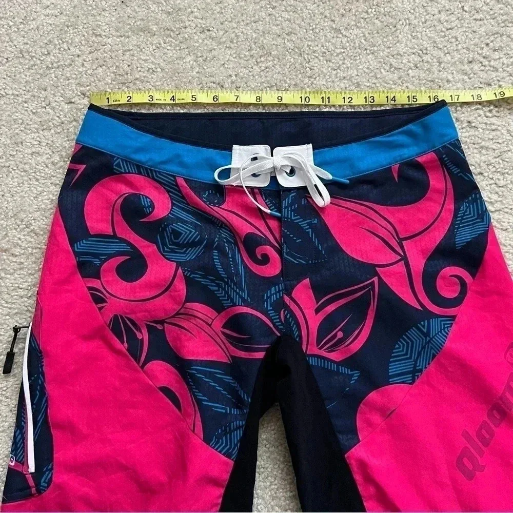 Qloom Silberhorn Bike Cycling Mountain Biking Shorts Pink Blue Women Sz Large